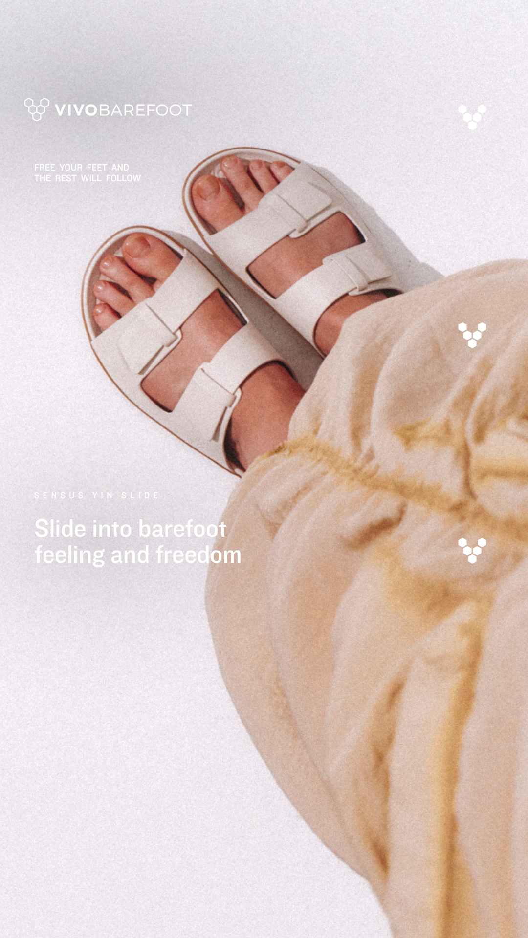 Barefoot sensation, effortless style. The Sensus Yin Sandal is crafted for comfort and designed for movement.