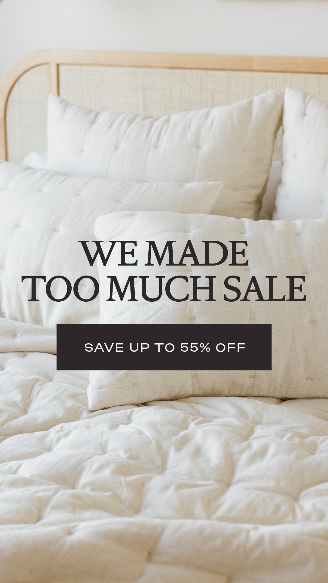 We NEVER do this. Shop & save up to 55% off your cozy favorites before they're gone for good!