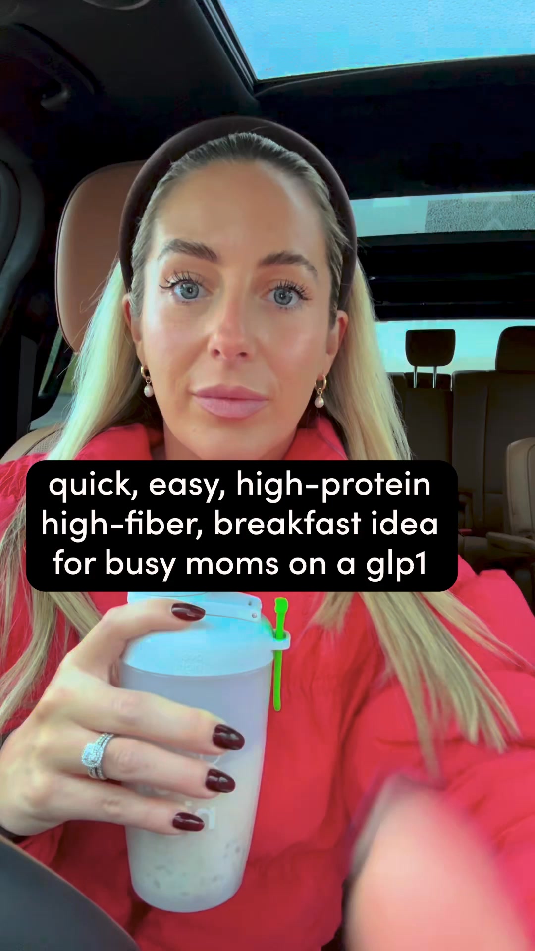 As a busy mom on a GLP-1, I don’t want a huge meal, but I still need protein and fiber… this is perfect. Try @oatsovernight and thank me later.
