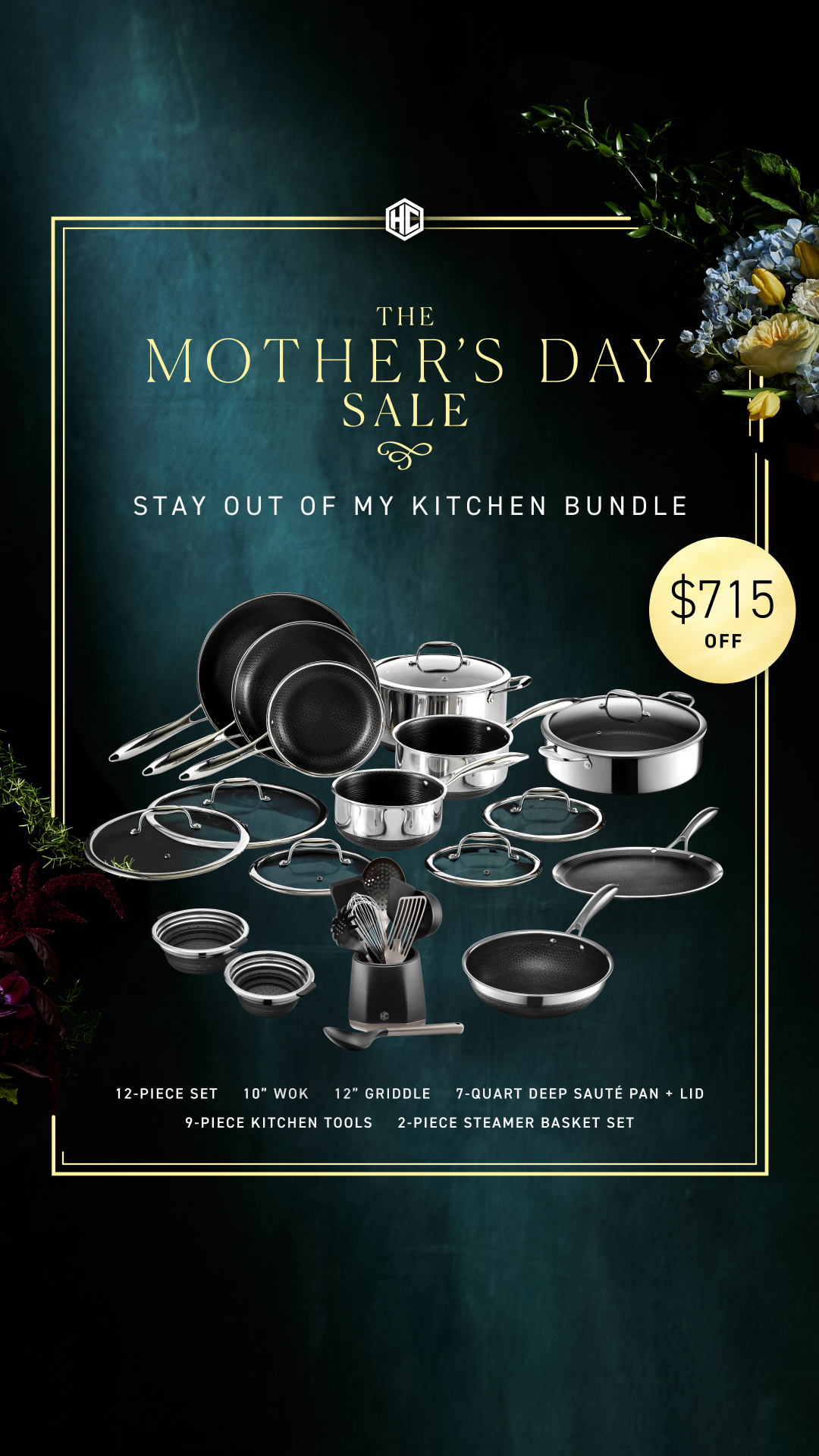 Mother’s Day is your chance to give her something worthy of the kitchen she’s mastered. 

For a limited time, get 40% OFF the Stay Out of My Kitchen Bundle, and reset her kitchen with the last kitchenware upgrade she'll 