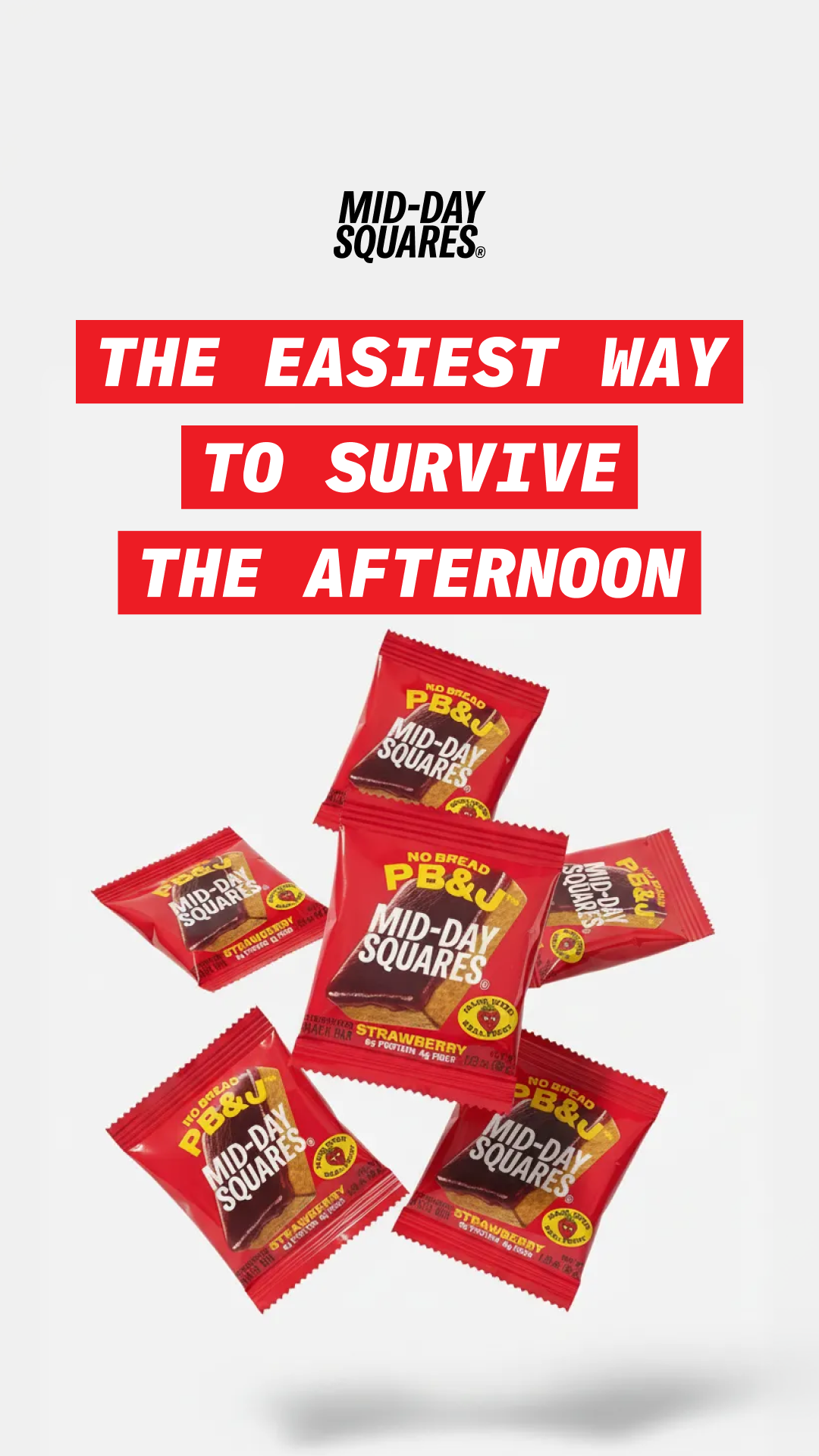 💪 NEW PB&J Flavor | Mid-Day Squares
