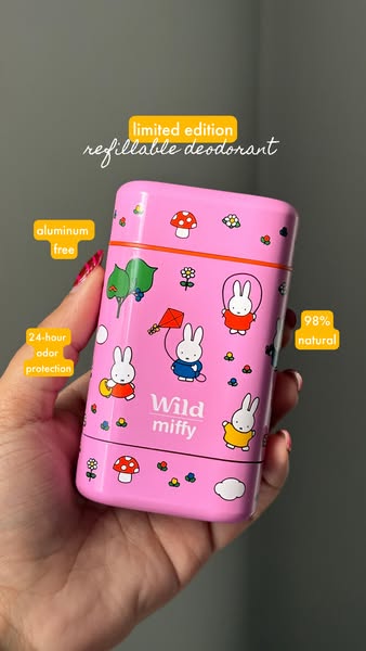 Your morning routine just got 100% cuter with Miffy & Wild 🐰✨