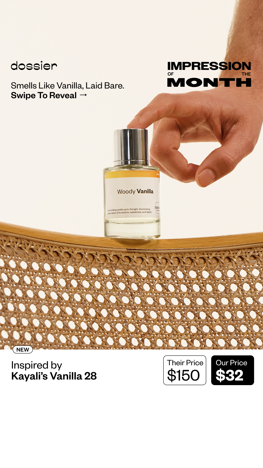 Woody Vanilla just dropped — cozy at first, addictive after. ✨

Warm, toasted vanilla melts into deep smoky woods for a rich scent that turns heads. French craftsmanship without the luxury markup.