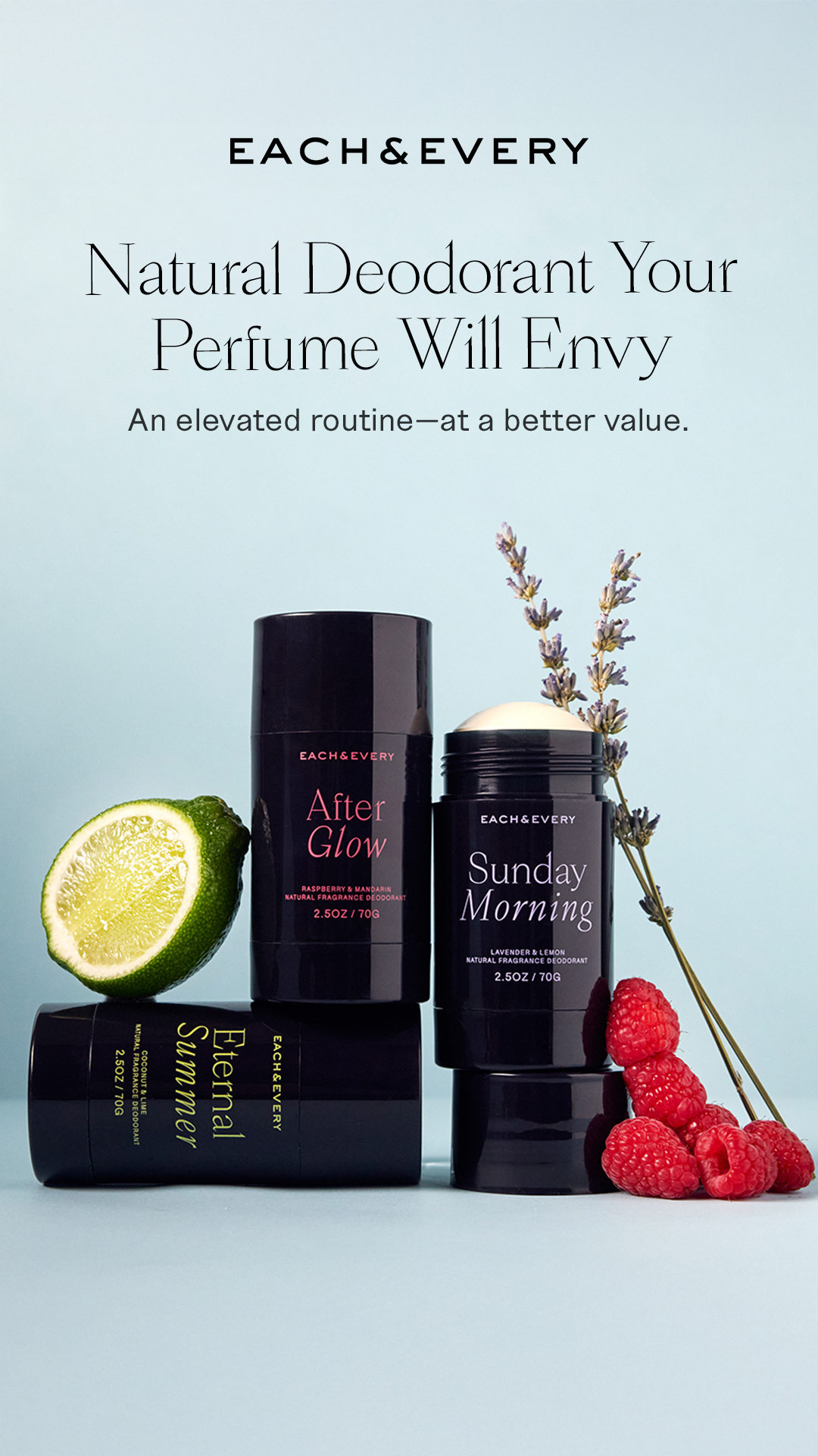 Smell good, save more.