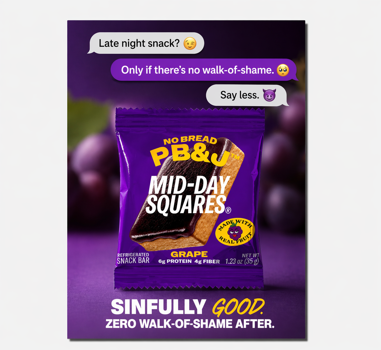 💪 NEW PB&J Flavor | Mid-Day Squares