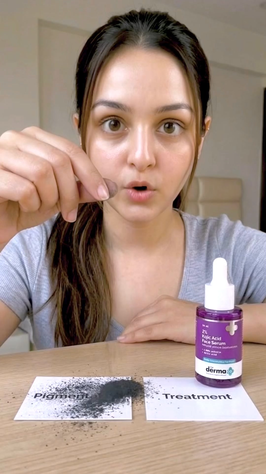 Tired of stubborn acne marks and dull skin? This Kojic Serum, designed by dermatologists for Indian skin, targets pigmentation at the root for a clearer, brighter look.