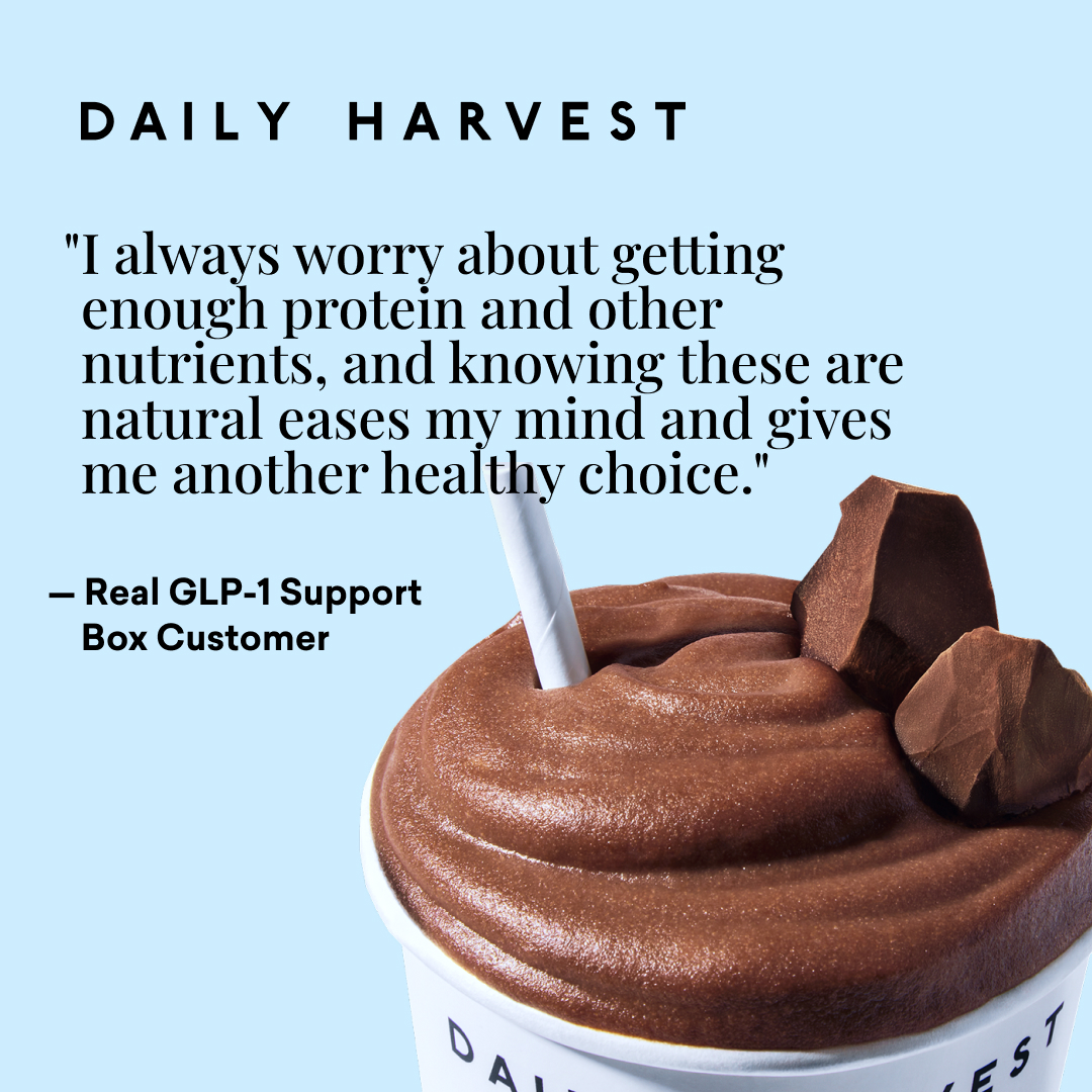 Give your body what it craves — nutrients from real fruits + veggies to help fill in the gaps, even when your appetite is smaller.