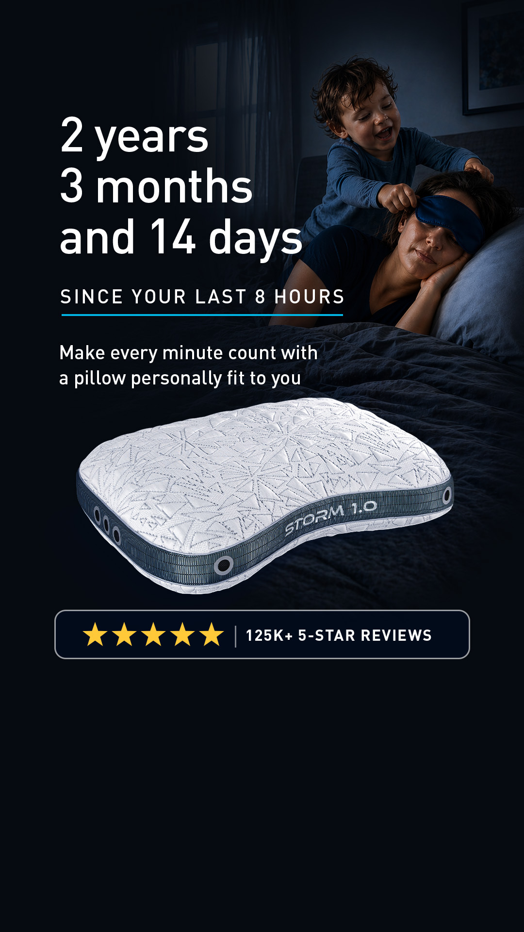 Storm Cuddle Curve Pillow