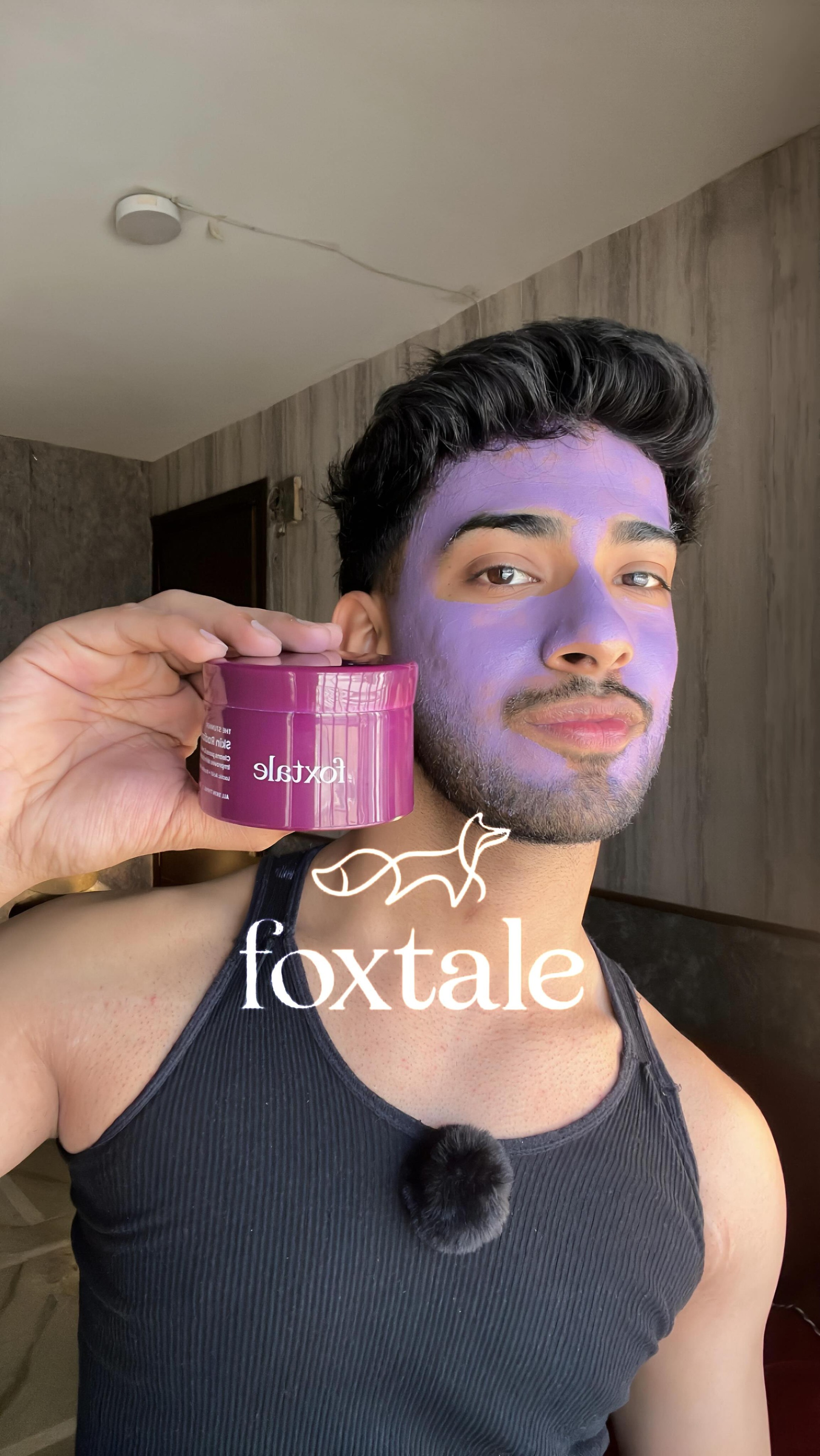 Not your dadi’s ubtan, but this is the new age glow ritual 💜
@foxtaleskin Purple Clay Mask detoxes, brightens, and brings your skin back to life in minutes. Ancient glow, modern formula.
•
#FoxtaleGlow #NewAgeUbtan #Clay