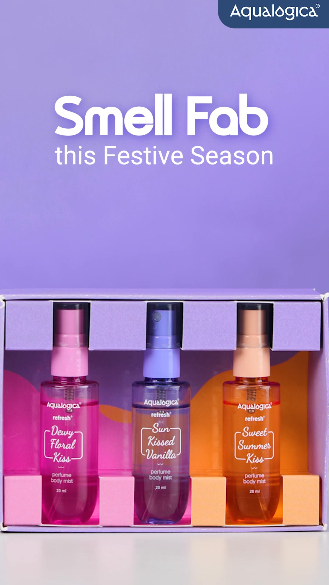 Experience freshness wherever you go with the Refresh+ On-The-Go Perfume Body Mist Set 💙✨🌈
Each mist delivers hydrating 💦, long-lasting fragrance inspired by breezy oceans 🌊, juicy fruits 🍓🍉, and soft musks 🌬️. Perfect f