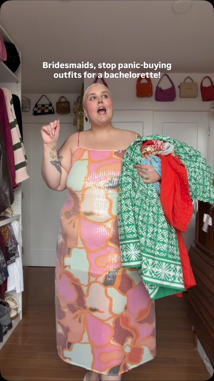 STOP BUYING CLOTHES YOU MAY NEVER WEAR AGAIN FOR JUST ONE TRIP 👏just rent with @nuuly 
#bacheloretteoutfits #plussizestyle #bachelorettetrip #nuulypartner