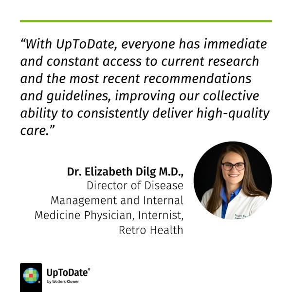 Evidence-Based Clinical Decision Support at the Point of Care | UpToDate