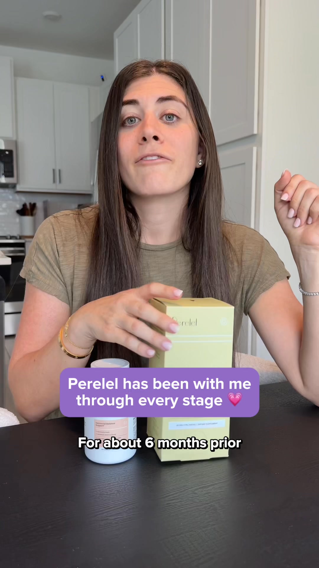 I started taking Perelel’s Conception Support Pack 6–8 months before we even started trying, because pregnancy prep starts way before the positive test. It’s OB/GYN founded and all in one easy pack.