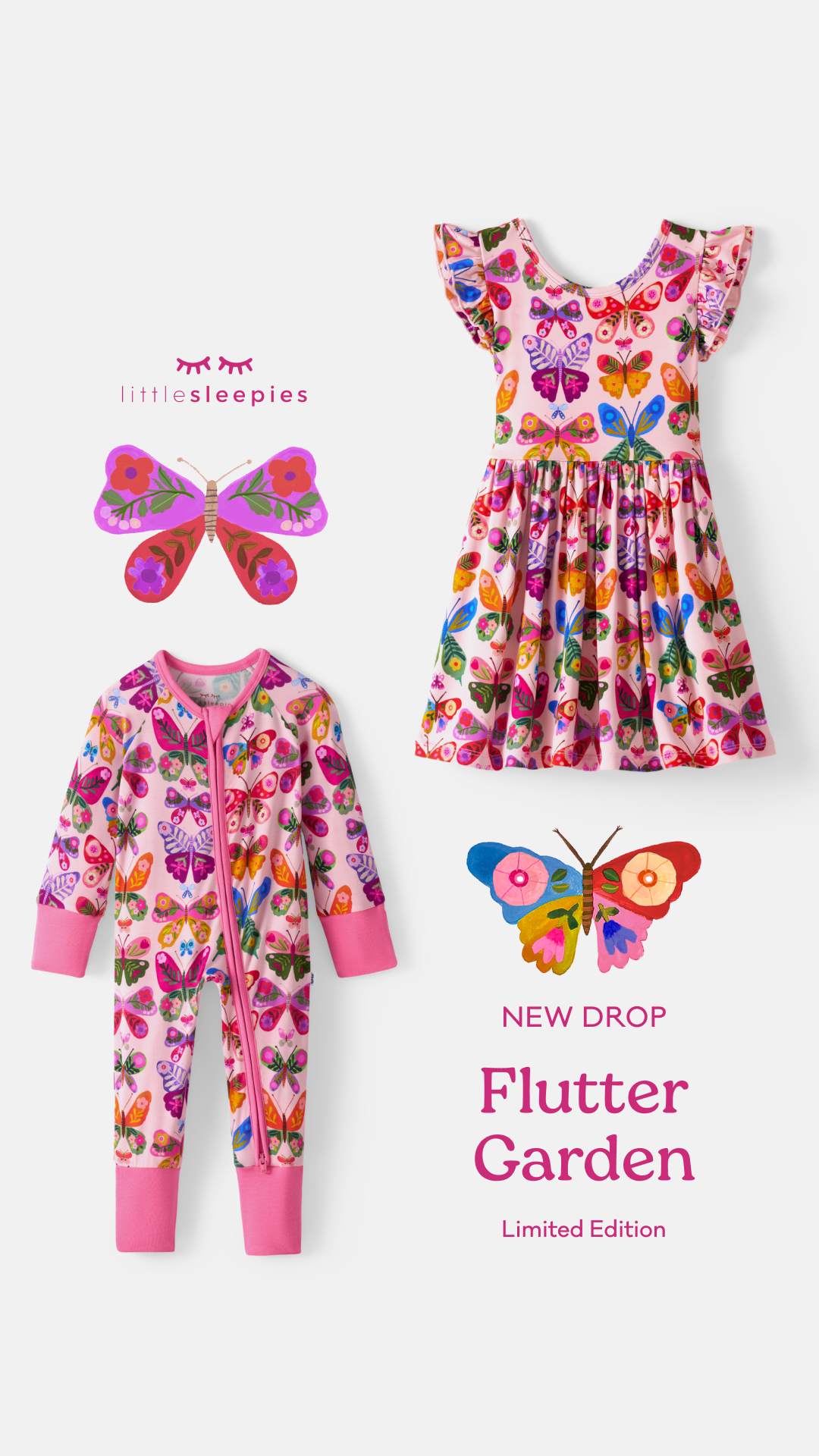 Discover butterfly styles for Sleep and Play! 🦋