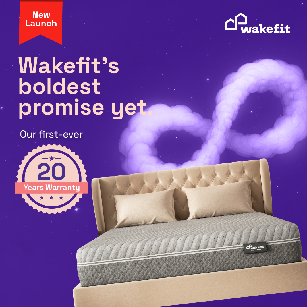 Discover ultimate comfort with Wakefit Ortho Infiniti mattress, now exclusively available on wakefit.co
