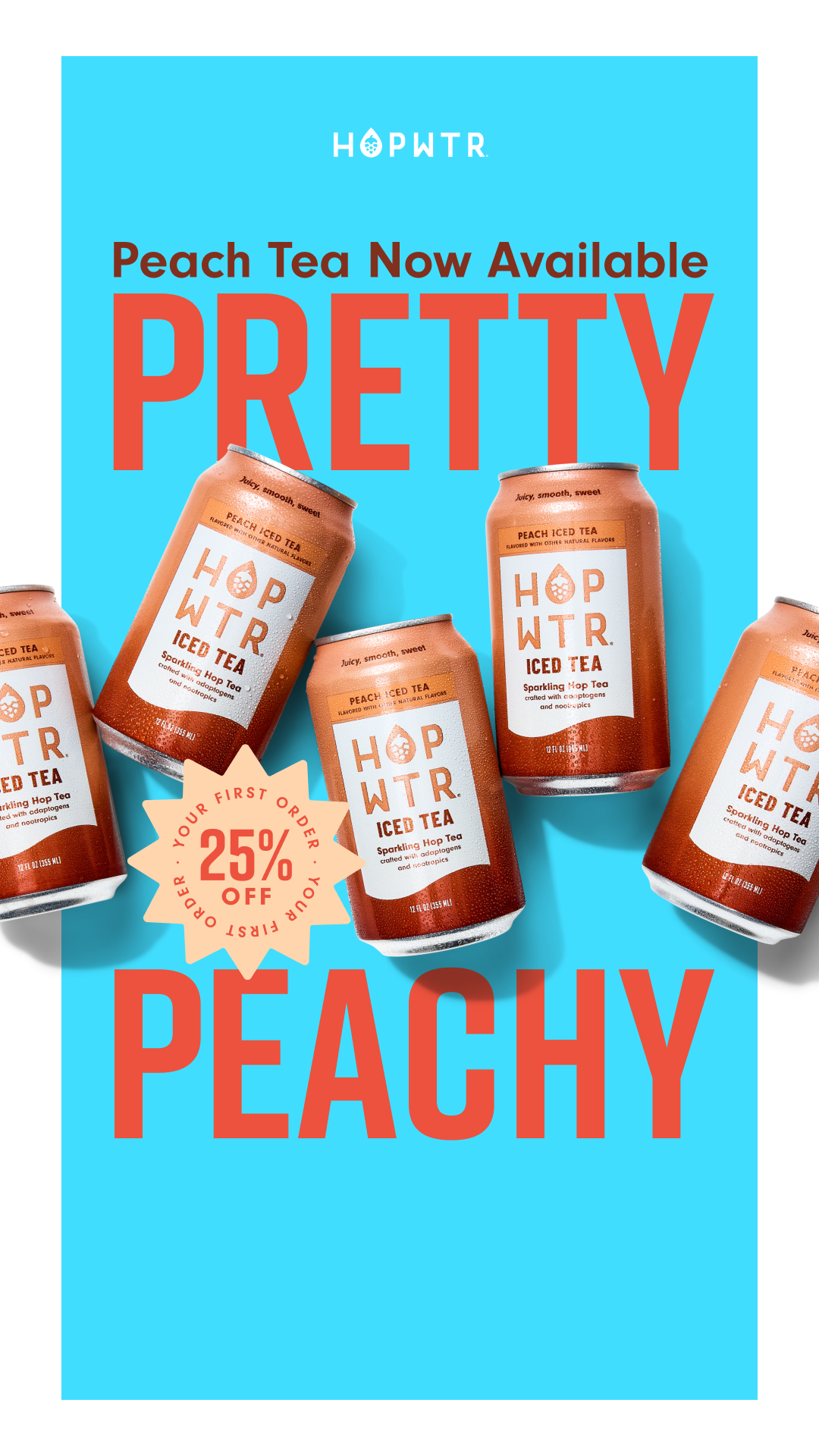 JUST DROPPED: we made a peach iced tea and honestly… we outdid ourselves. 🍑 smooth peach tea vibes layered with crisp hops. non-alcoholic. zero sugar. all flavor. 

Crack one open & thank us later.