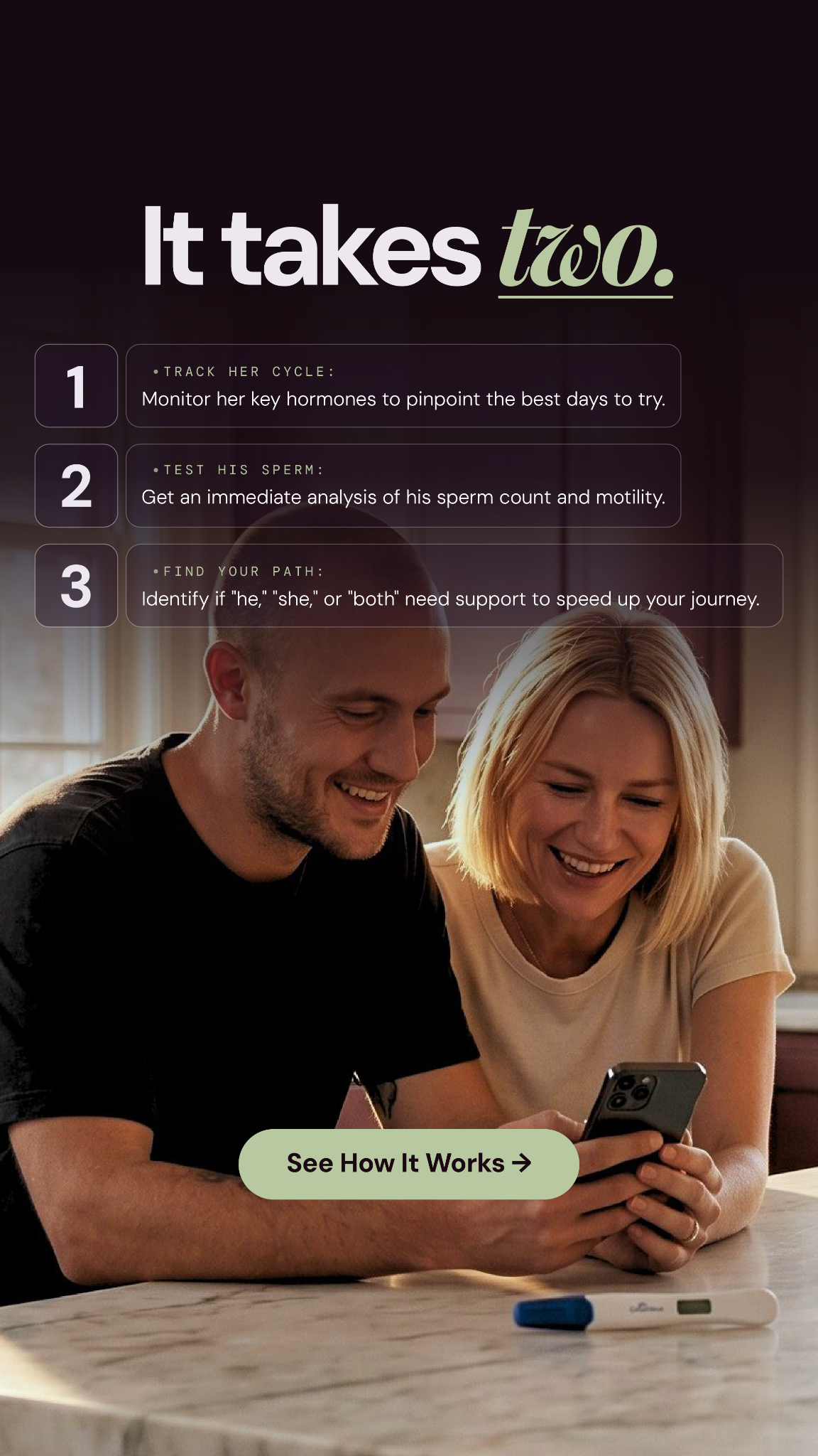 Hers and His Advanced Fertility Test for Couples