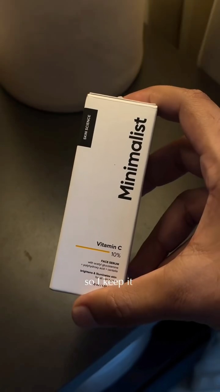 Keep it simple, keep it @beminimalist__ 

Comment “link” for the product link 

#ad #beminimalist #minimalistcreators 
#skincareroutine #vitaminc serum