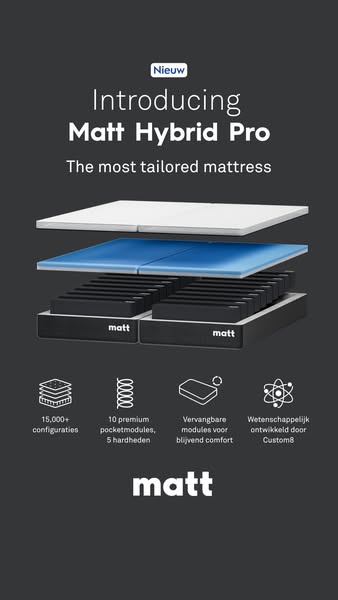 HybridPro: het meest persoonlijke matras