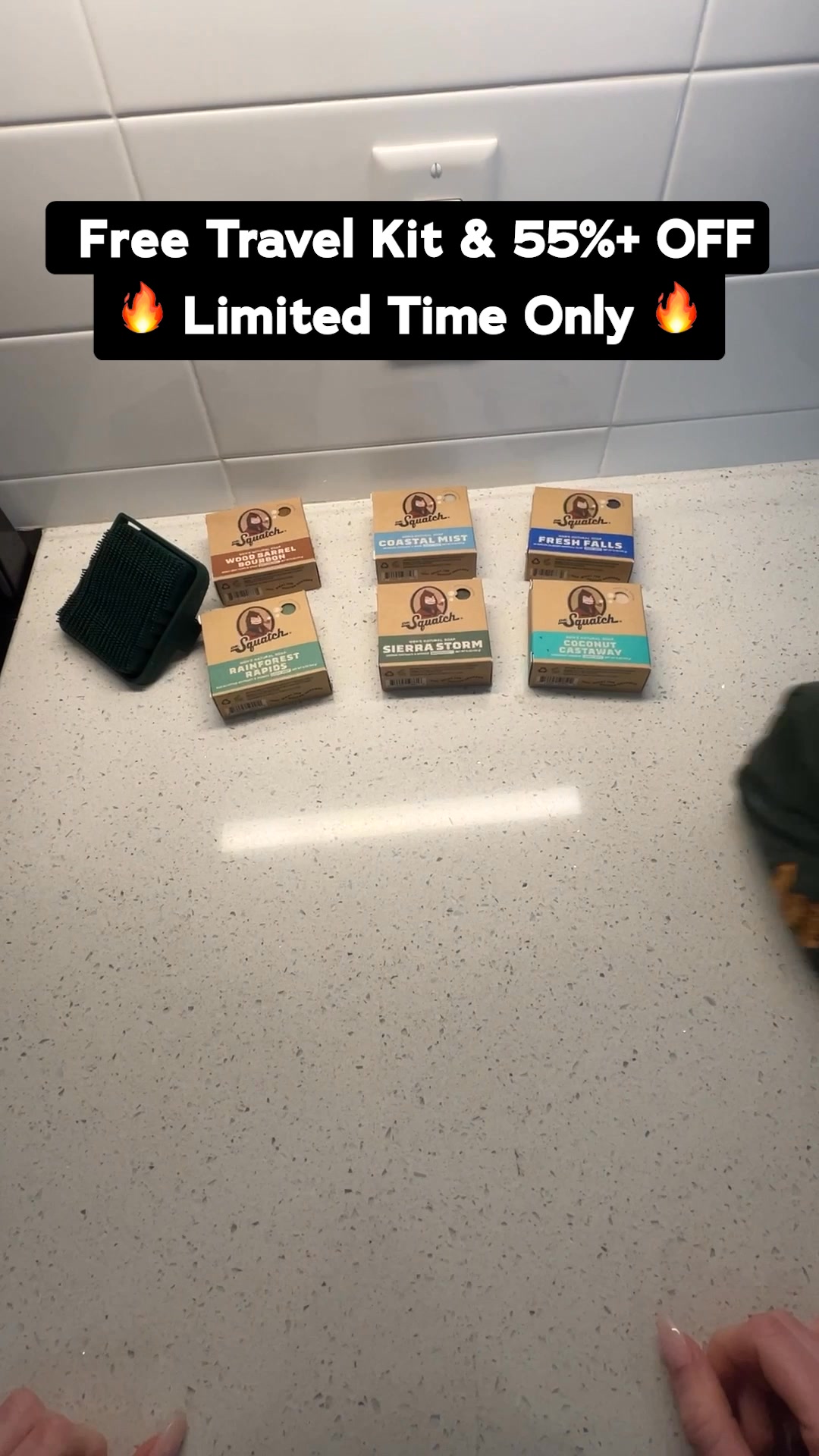 59% OFF + 3 FREE GIFTS | Squatch Stack Bundle
⭐⭐⭐⭐⭐ Tens of thousands of 5 star reviews

🤑 59% OFF sale ends soon!
🧼 Try our soap & deo to score a MASSIVE discount + 3 FREE GIFTS!
🔗 New customers only, click here to clai