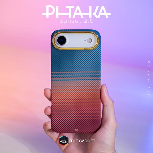 😮 บางแล้ว บางให้สุด #PITAKA เคสที่เหมาะกับ iPhone Air มาก 
ล่าสุดออกคอลใหม่ Sunset 2.0 🌅  𝐂𝐚𝐥𝐢𝐟𝐨𝐫𝐧𝐢𝐚 𝐃𝐫𝐞𝐚𝐦 𝐂𝐨𝐥𝐥𝐞𝐜𝐭𝐢𝐨𝐧 
--
◼️ วัสดุ Aramid Fiber เกรดเดียวกับอุตสาหกรรมการบิน
◼️ บางเฉียบเพียง 1 มม. และน้ำหนักเพียง 22กรัม เ